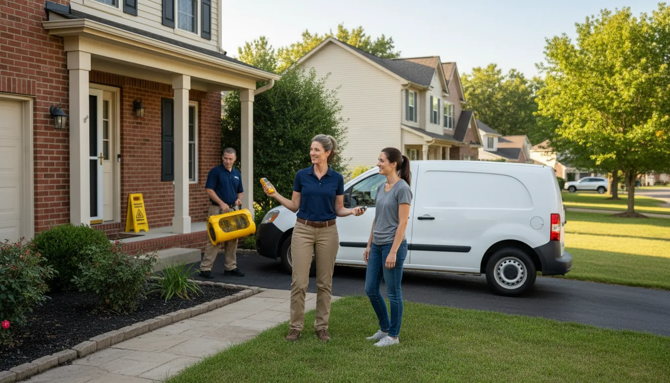 Residential water damage restoration in Arapahoe, NE